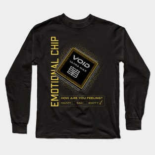 Emotional Chip Long Sleeve T-Shirt